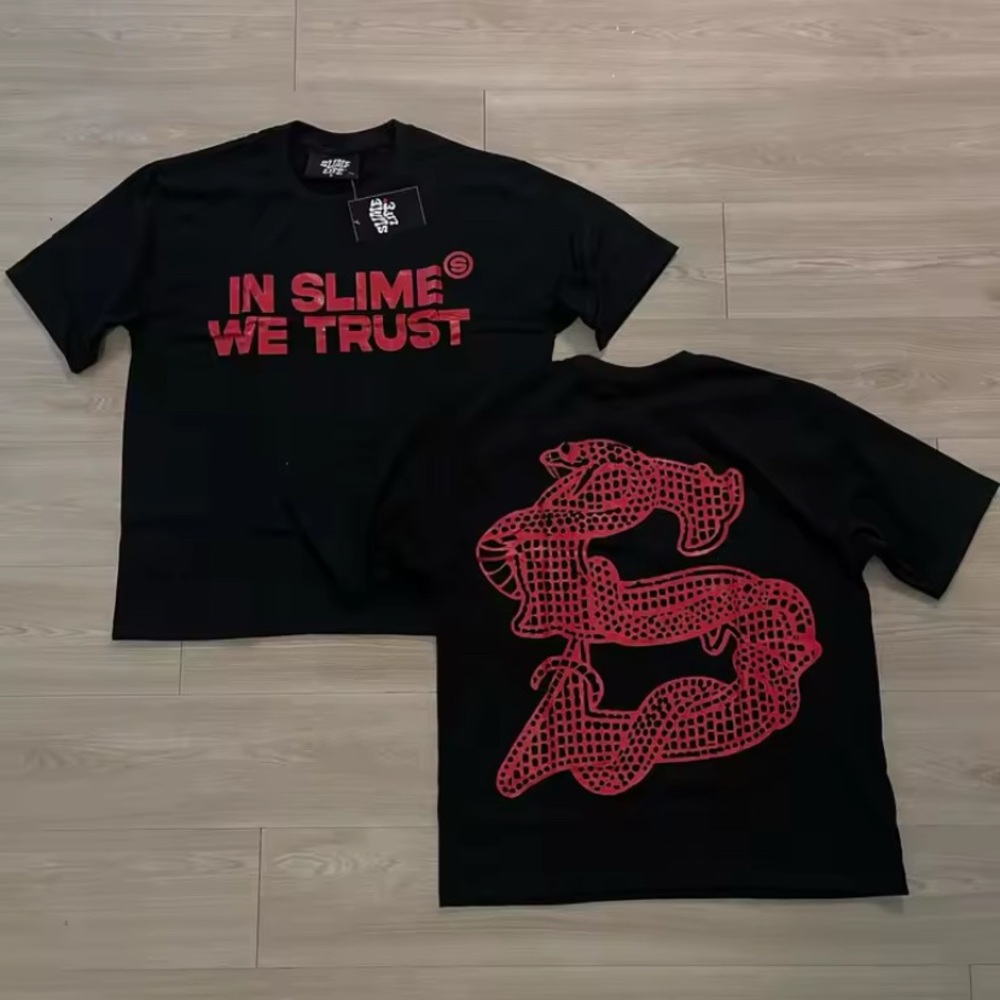 Black and Red Graphic Tee